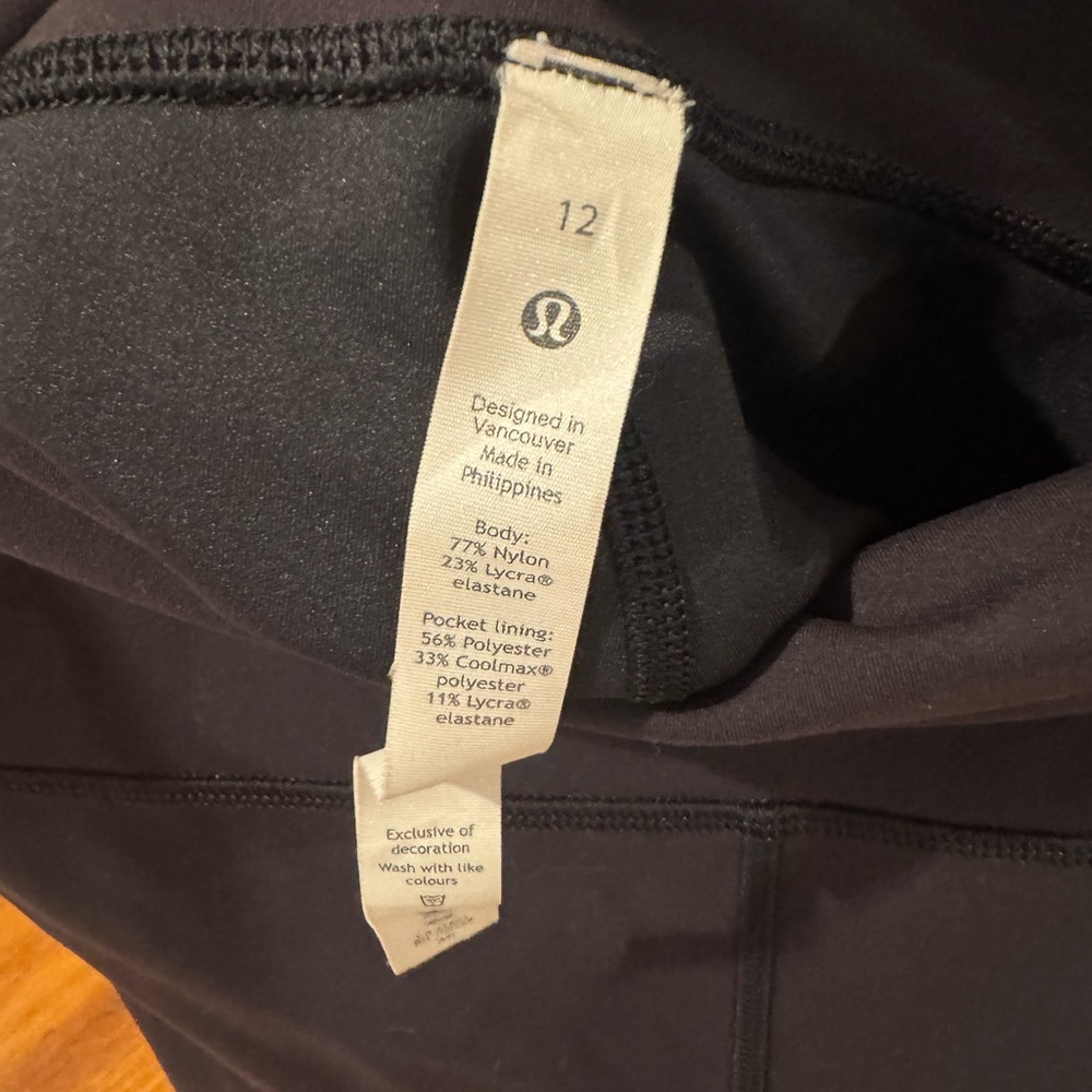 Lululemon Athletica Black Biker Shorts - Picture 4 of 4